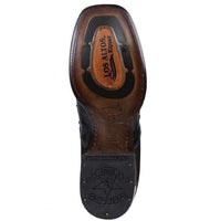 Botin Vaquero de Avestruz Original Horma Cuadrada LAB-82BV0305