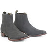 Botines Charros de Gamuza Punta Cuadrada Los Altos Boots Color Gris LAB-82B6309