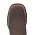 Botines Charros de Gamuza Punta Cuadrada para Mujer Color Chocolate LAB-32B6359