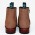 Botines Charros de Gamuza Punta Cuadrada para Mujer Color Taupe LAB-32B6361