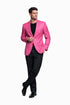 Brand New Solid Men'S Dress Fashion Cheap Priced Designer Fashion Dress Casual Blazer For Men On Sale Fuchsia ~ Hot Pink Men's Blazer