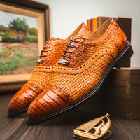 Marco_Di_Milano John Brandy: Luxury Leather Dress Shoes