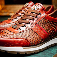 Marco Di Milano Brescia: Antique Cognac Leather Dress Shoe