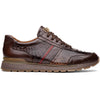 Marco Di Milano Brescia Python & Calfskin Sneakers Brown
