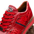 Marco Di Milano Brescia Red Python & Calfskin Sneakers