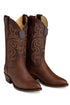 Brown Sharkskin Cowboy Boots J-Toe