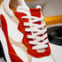 Zelli Bruno Goat Suede and Calfskin Trainer Sneaker in Rust & Taupe