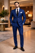 Bullet Train Tangerine Blue Suit