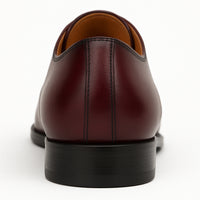 Mens Mezlan Republic Calfskin Cap Toe Blucher Dress Shoe in Tan