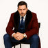 Burgundy Overcoat ~ Long Men's Dress Topcoat - Winter Coat With Fur Collar