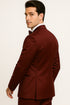 Regal Satin Burgundy Tux – Wedding & Prom