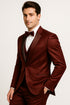 Regal Satin Burgundy Tux – Wedding & Prom