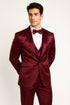 Regal Satin Burgundy Tux – Wedding & Prom