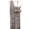 Men's Belvedere Genuine Caiman Crocodile Dress Belt in Grey