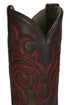 Caiman Tail Boots J-toe Black Cherry