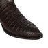 Caiman Tail Boots J-toe Black Cherry