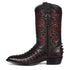 Caiman Tail Boots J-toe Black Cherry