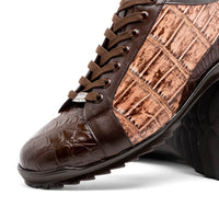 Marco Di Milano Cairo Brown / Orix Alligator Sneakers