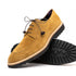 Zelli Campo Suede Goatskin Blucher Lace-up Shoes in Tobacco
