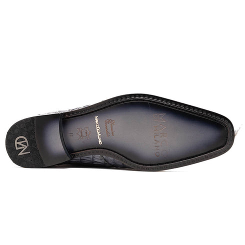 Marco Di Milano Cancun New Gray Caiman Crocodile Derby