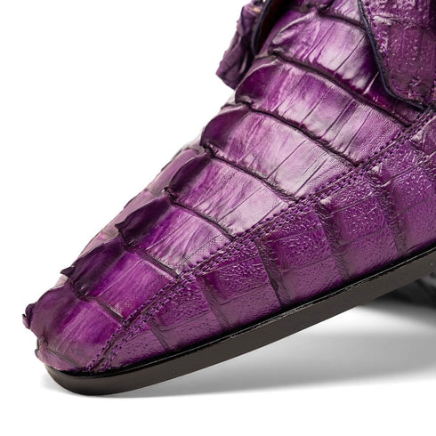 Marco Di Milano Cancun New Purple Caiman Crocodile Derby