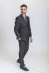 Caravelli Suit - Designer Caravelli Jacket and Pants in Color Solid Black
