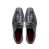Marco Di Milano Caribe Gray Caiman Crocodile Derby Shoes
