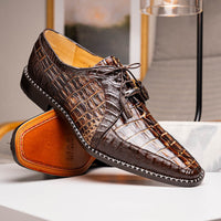 Marco Di Milano Caribe Rustic Orix Brown Leather Loafer