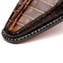 Marco Di Milano Caribe Orix Brown Caiman Crocodile Derby Shoes