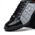 Marco Di Milano Cairo Black/White Alligator Sneakers