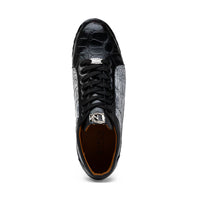 Marco Di Milano Cairo Black/White Alligator Sneakers