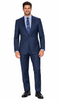 Carlo Lusso French Blue Two-button Suit