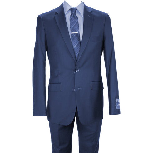 Carlo Lusso French Blue Two-button Suit