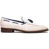 Zelli Carmen Italian Sueded Goatskin Tassel Loafers in Sand