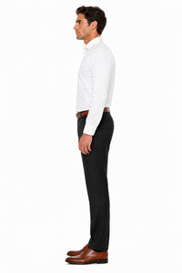 Casual Linen Suit Pants for Men – Breathable Beach Wedding Summer Trousers