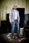 Men's Western Silver Blazer Slim Fit Shiny Finish Sport Coat for Weddings, Prom & Formal Events
