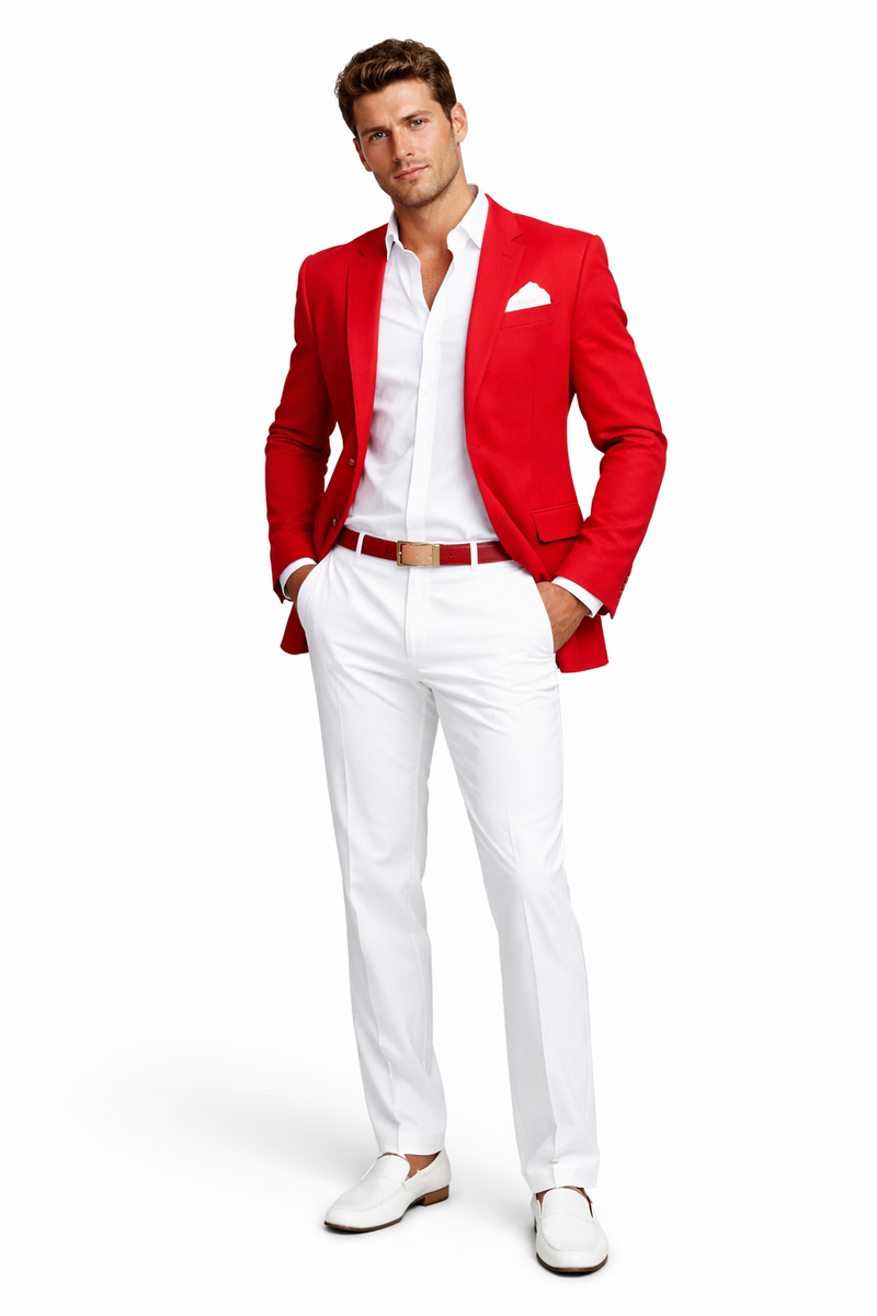 open lace back dress White Blazer - All Outerwear main image 0