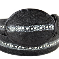 Cinto Vaquero de Mantarraya PC Original Color Negro CB-C111405