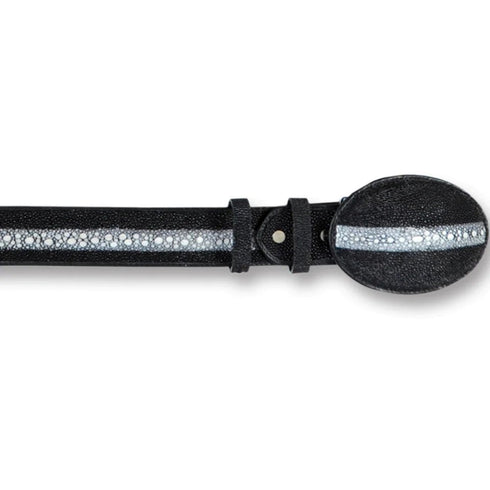 Cinto Vaquero de Mantarraya PC Original Color Negro CB-C111405