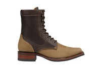 Lace Up Western Boots