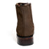 Los Altos Men's Toe Charro Short Boots Oval Nobuck Dark Tabacco - Nobuck Dark Tabacco