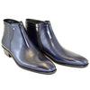 Corrente 3200HS Plain Toe Side Zipper Boots - Navy - Navy - Size 13
