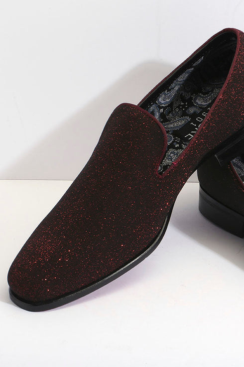 "Cash" Red Couture 1910 Tuxedo Shoes