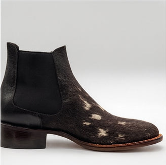 Cowhide Short Cowboy Boots