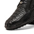 Marco Di Milano Crater Black Caiman Crocodile & Lizard Sneakers