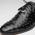 Marco Di Milano Criss Black Ostrich Quill Dress Shoe Oxfords