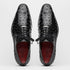 Marco Di Milano Criss Black Ostrich Quill Dress Shoe Oxfords