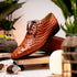 Marco_Di_Milano Criss Brandy Leather Loafers