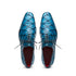Marco Di Milano Olivieri: Caribbean Blue Leather Shoes