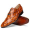 Marco Di Milano Olivieri Cognac Leather Dress Shoe